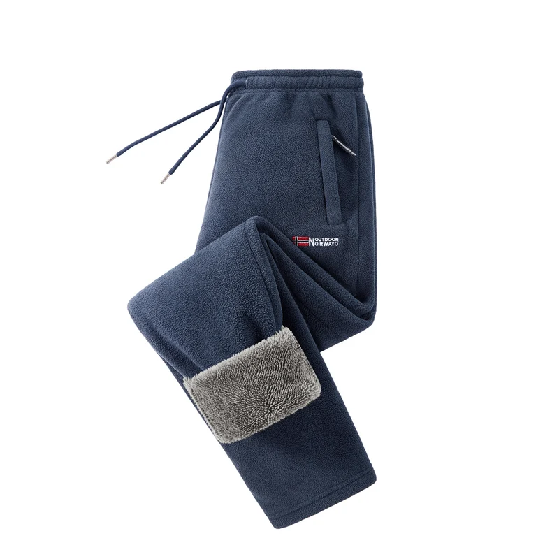 Damen Fleece-Jogginghose mit Teddy-Innenfutter und Reißverschlusstaschen Nord Taschen