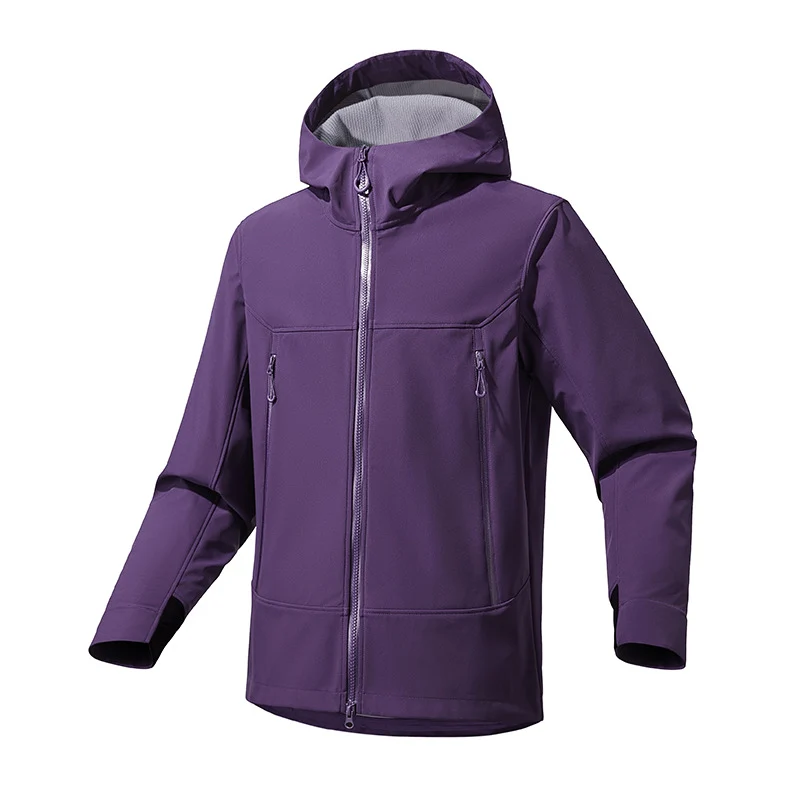 Damen Atmungsaktive Softshell‑Kapuzenjacke mit wasserabweisender Membran und Zwei‑Wege‑Reißverschluss Nord Taschen