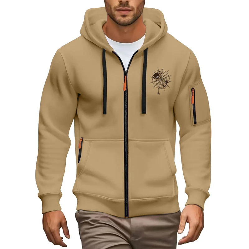 Herren Hochwertiger Zip-Hoodie Nord Taschen
