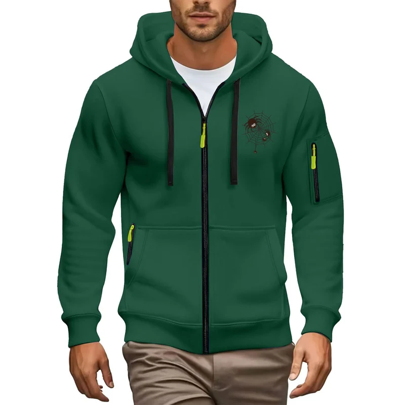 Herren Hochwertiger Zip-Hoodie Nord Taschen
