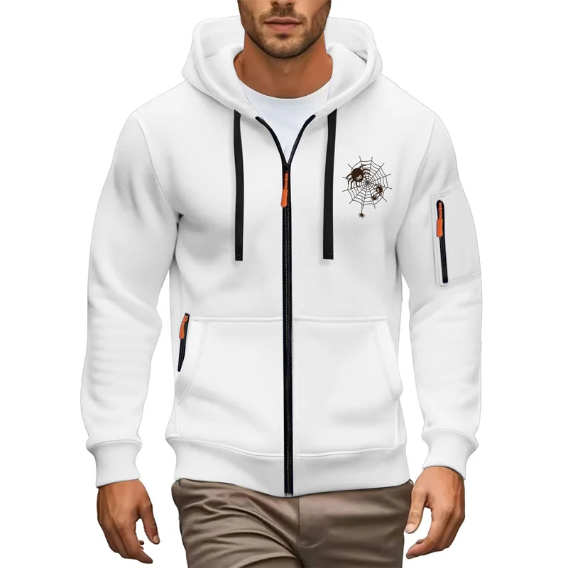 Herren Hochwertiger Zip-Hoodie Nord Taschen