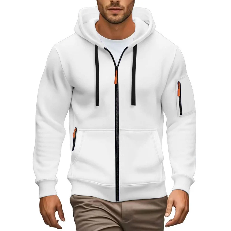 Herren Hochwertiger Zip-Hoodie Nord Taschen