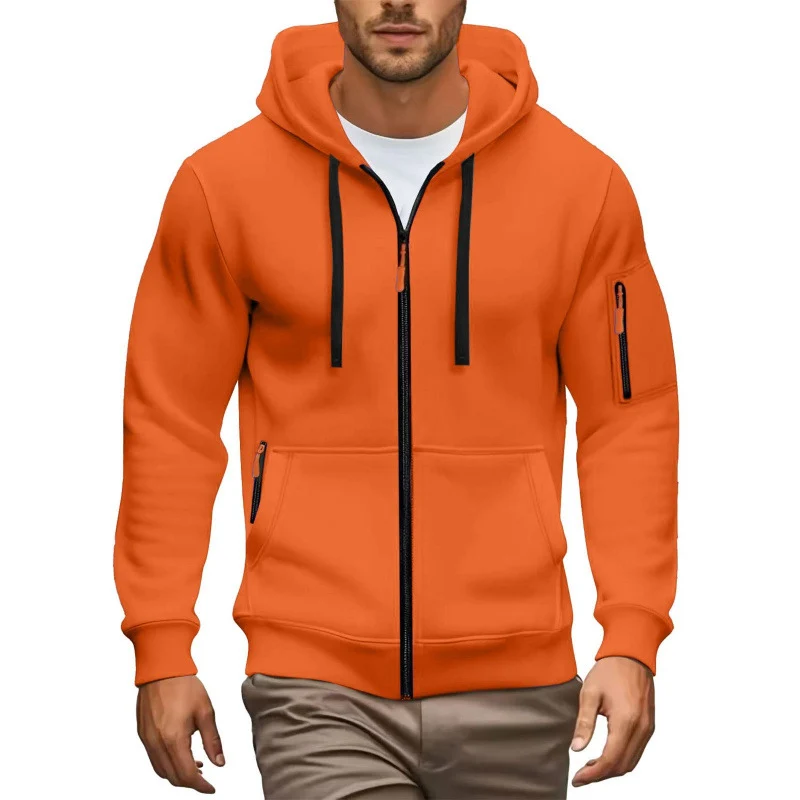 Herren Hochwertiger Zip-Hoodie Nord Taschen