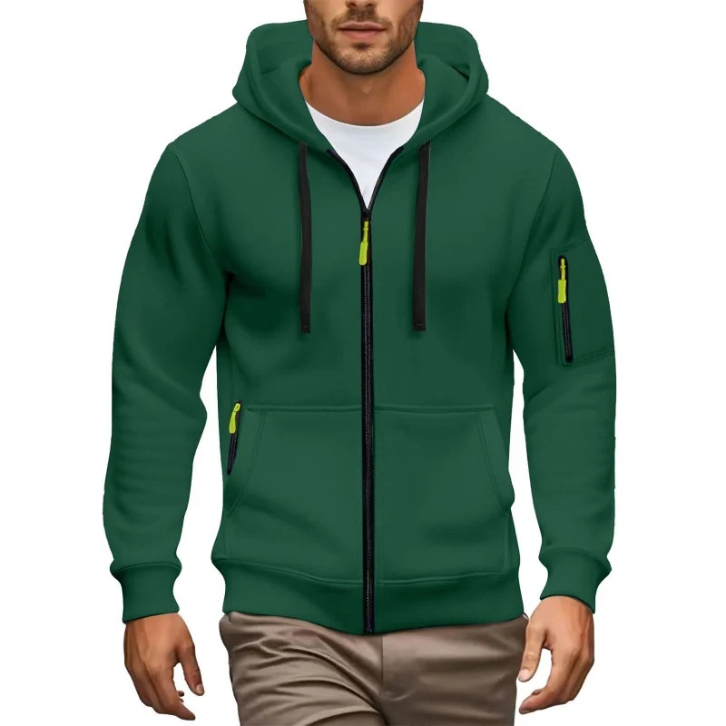 Herren Hochwertiger Zip-Hoodie Nord Taschen