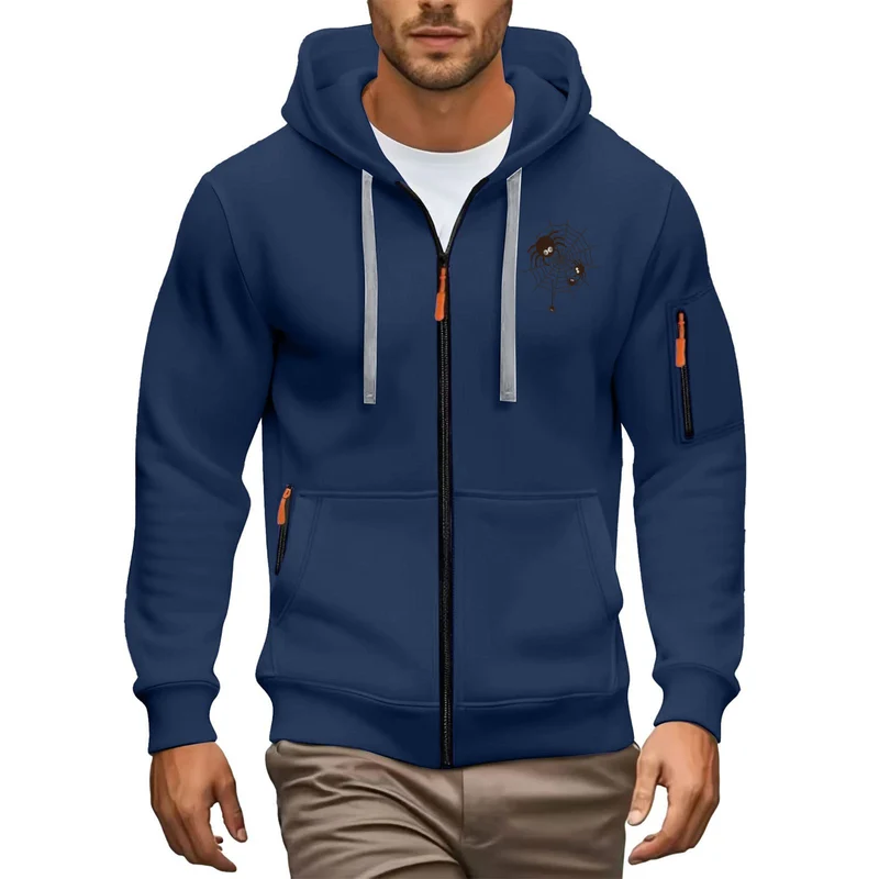 Herren Hochwertiger Zip-Hoodie Nord Taschen