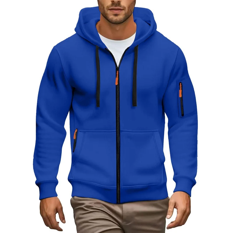 Herren Hochwertiger Zip-Hoodie Nord Taschen