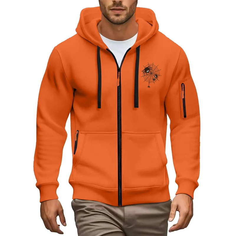 Herren Hochwertiger Zip-Hoodie Nord Taschen