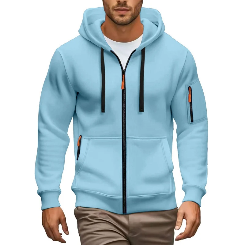 Herren Hochwertiger Zip-Hoodie Nord Taschen