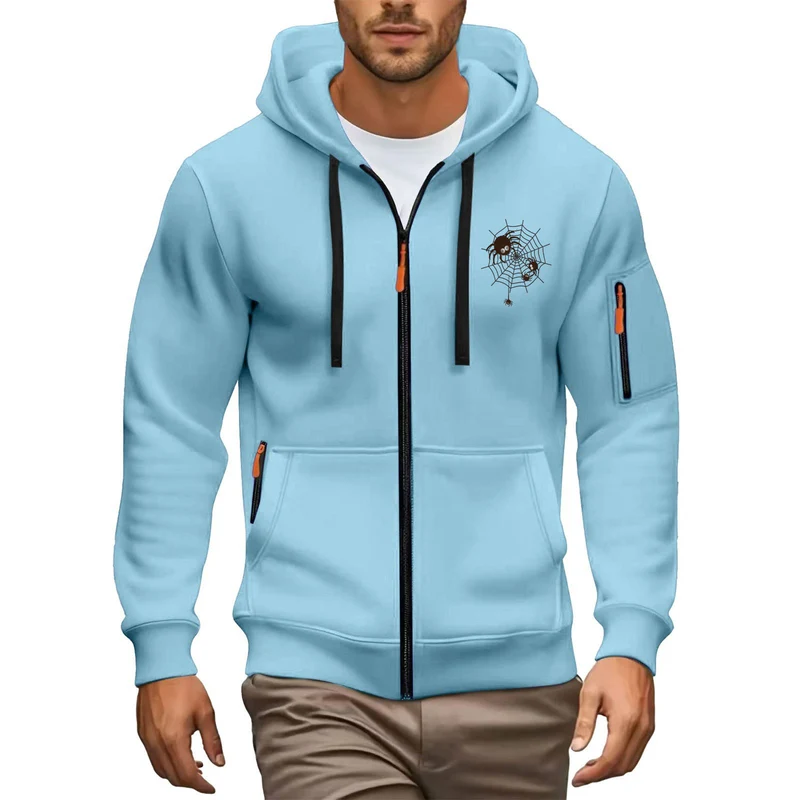 Herren Hochwertiger Zip-Hoodie Nord Taschen