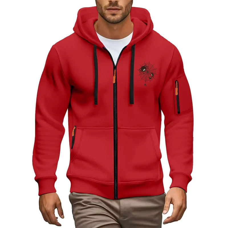 Herren Hochwertiger Zip-Hoodie Nord Taschen