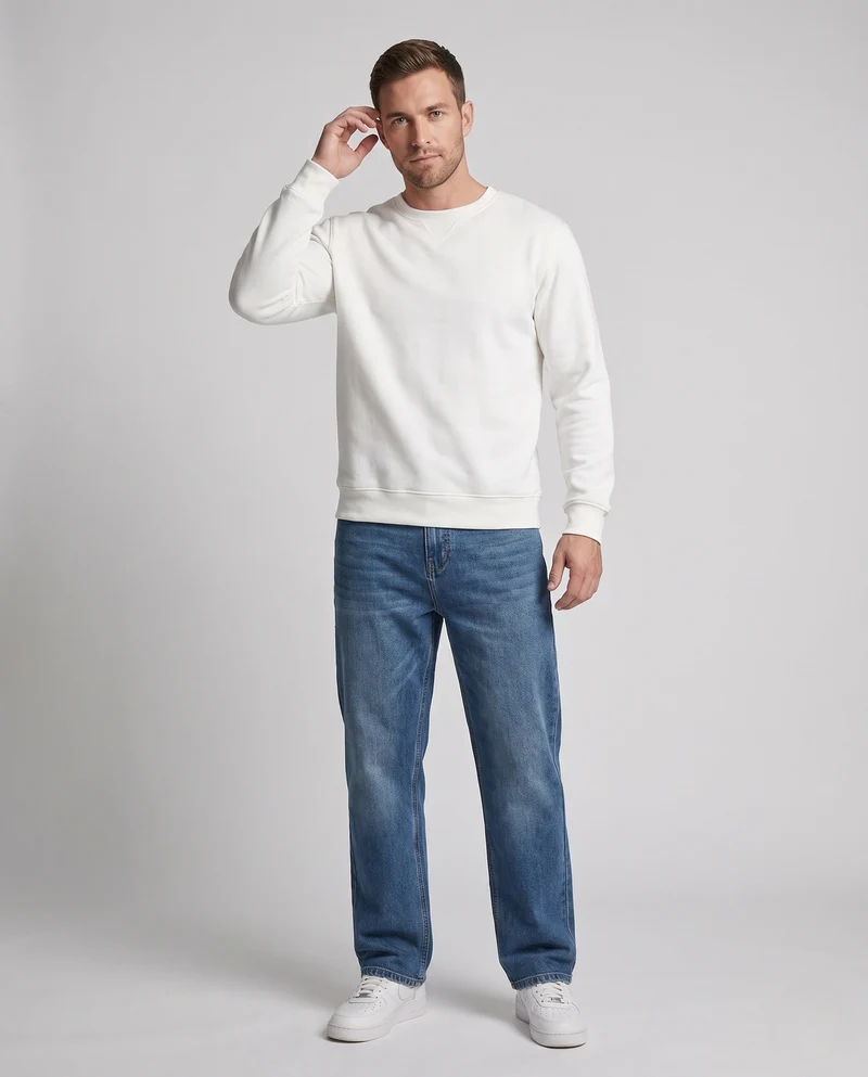 Herren Thermo-Chinohose mit Fleece‑Futter und geradem Bein Nord Taschen