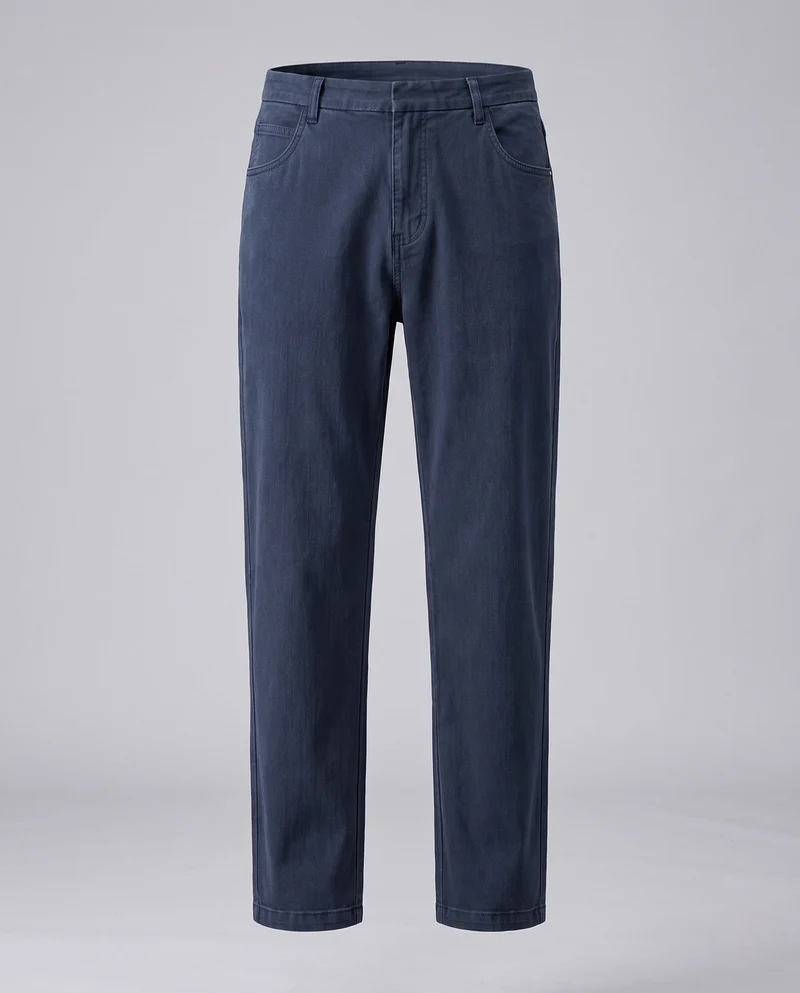 Herren Thermo-Chinohose mit Fleece‑Futter und geradem Bein Nord Taschen