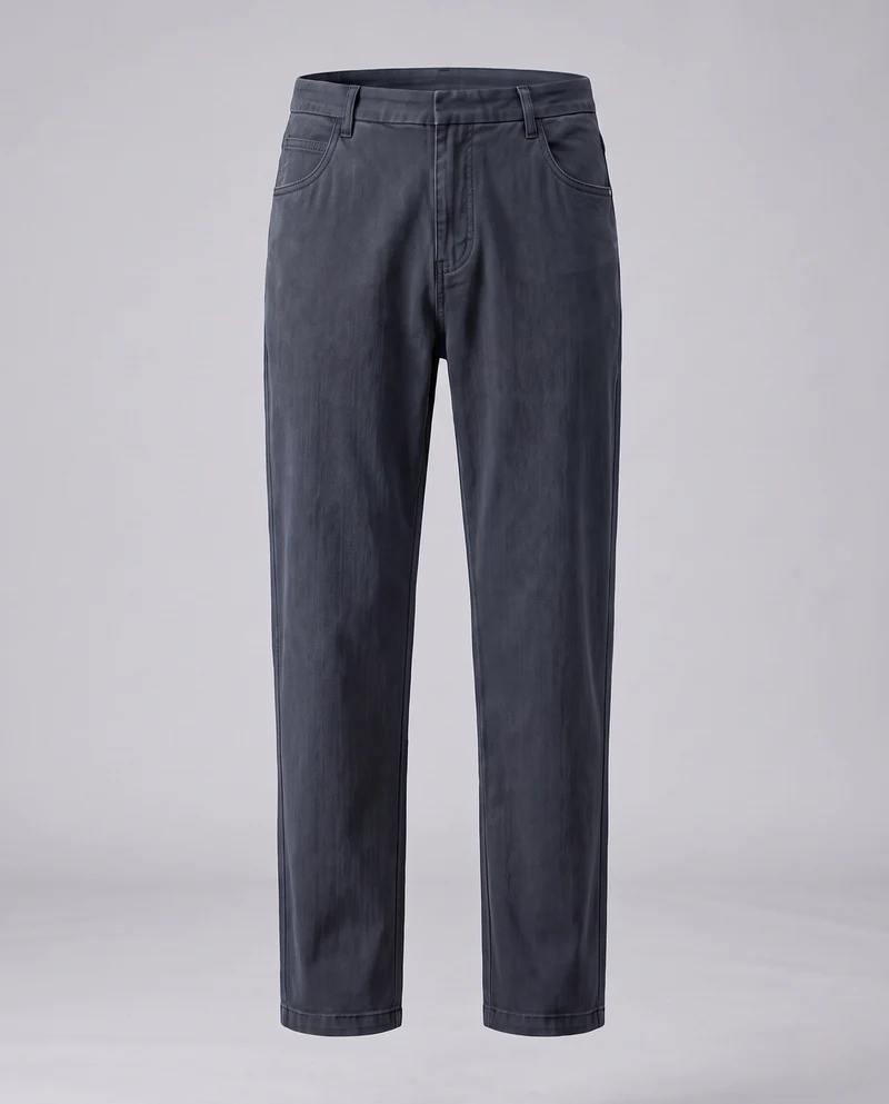 Herren Thermo-Chinohose mit Fleece‑Futter und geradem Bein Nord Taschen