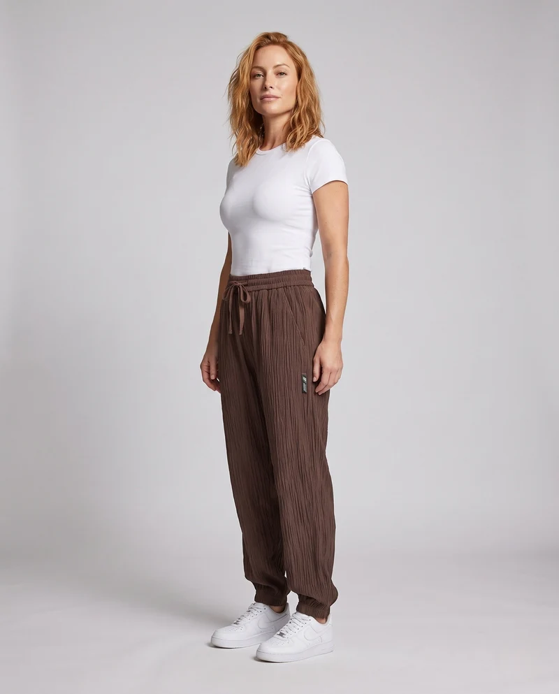 Damen Freizeit Cargo-Hosen mit elastischem Bund Nord Taschen