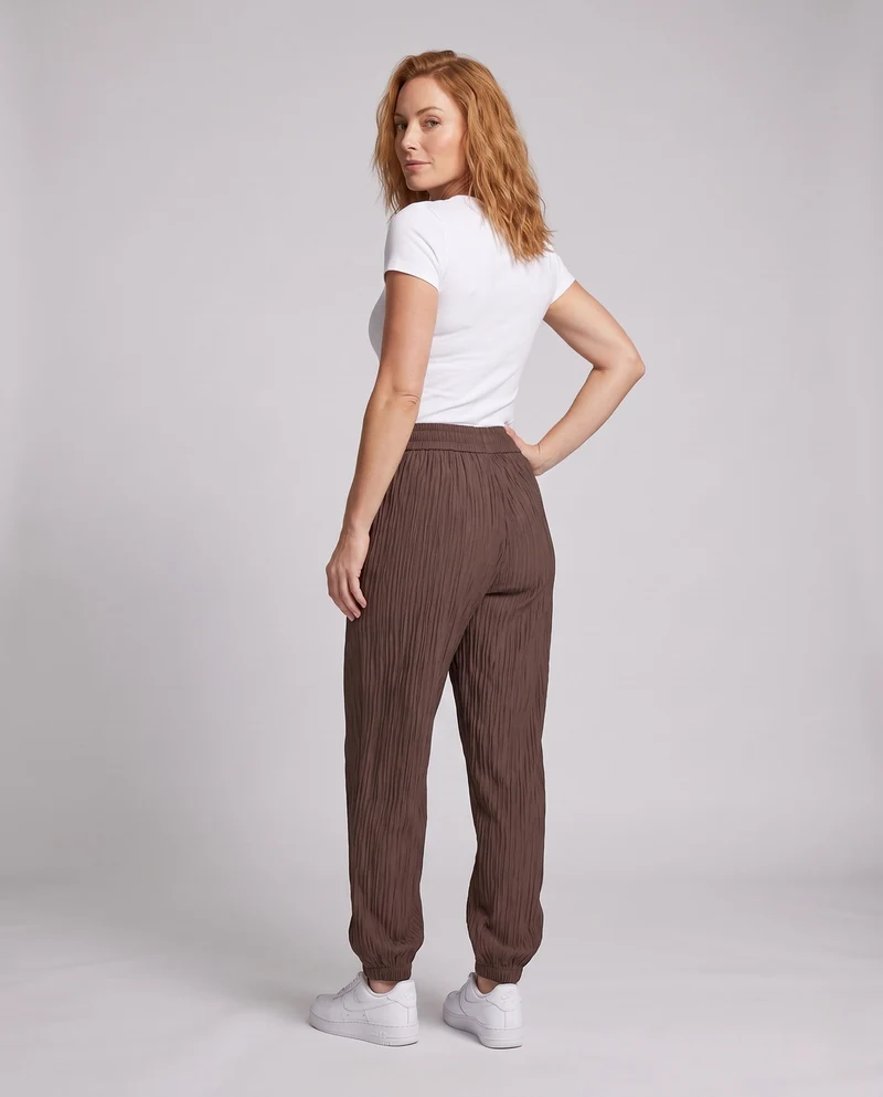Damen Freizeit Cargo-Hosen mit elastischem Bund Nord Taschen