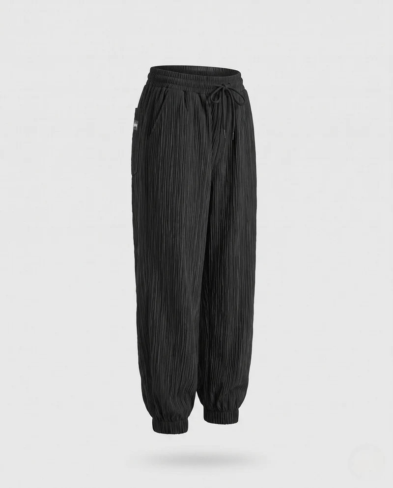 Damen Freizeit Cargo-Hosen mit elastischem Bund Nord Taschen