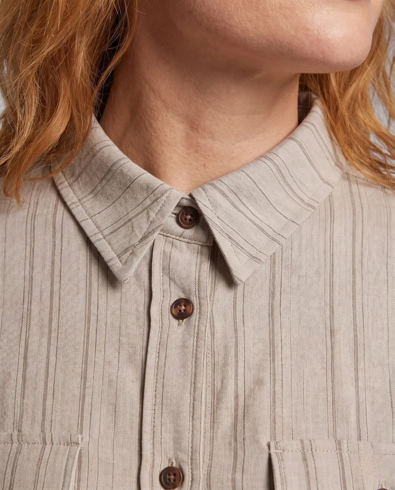 Damen Freizeit Karo Bluse mit Brusttaschen Nord Taschen