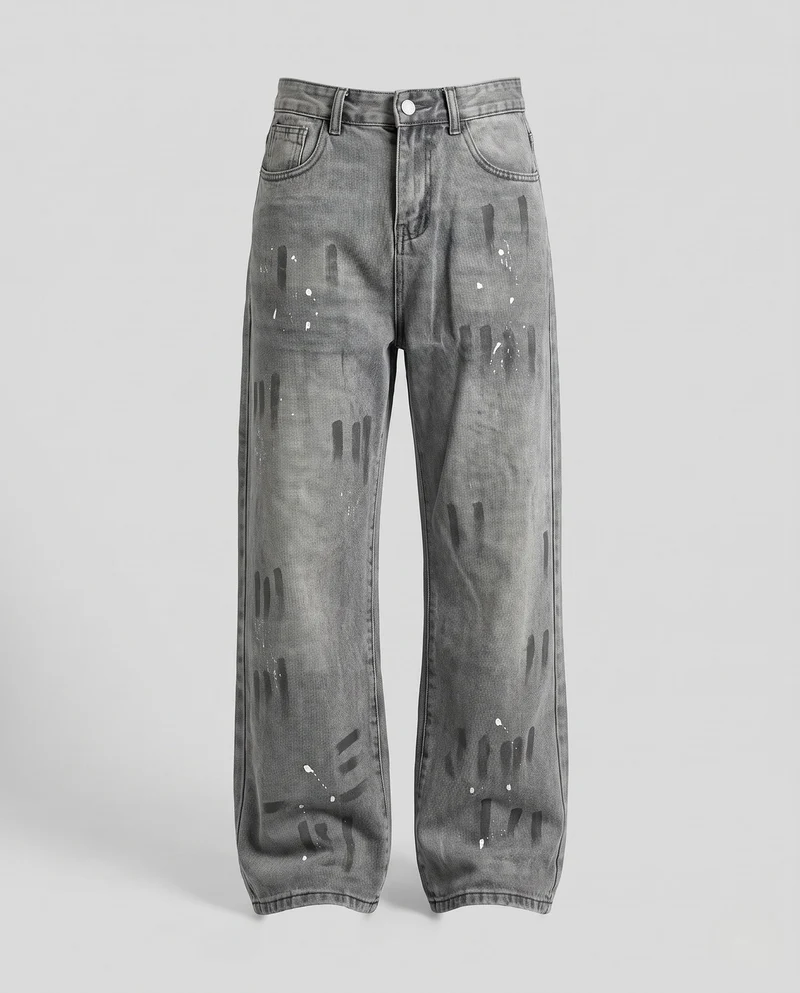 Frauen Freizeit Übergroße Jeans Nord Taschen