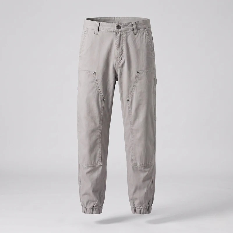 Herren Weite Utility-Cargo-Jogginghose mit Tunnelzug, elastischen Beinabschlüssen & Multifachtaschen Nord Taschen