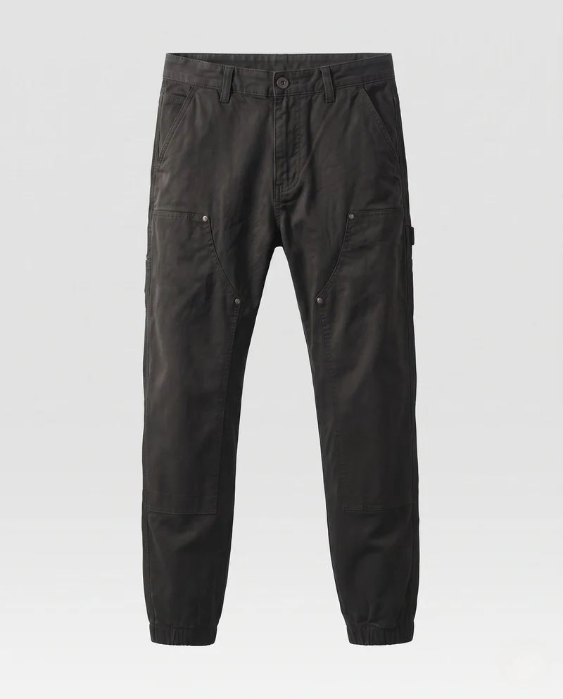Herren Weite Utility-Cargo-Jogginghose mit Tunnelzug, elastischen Beinabschlüssen & Multifachtaschen Nord Taschen