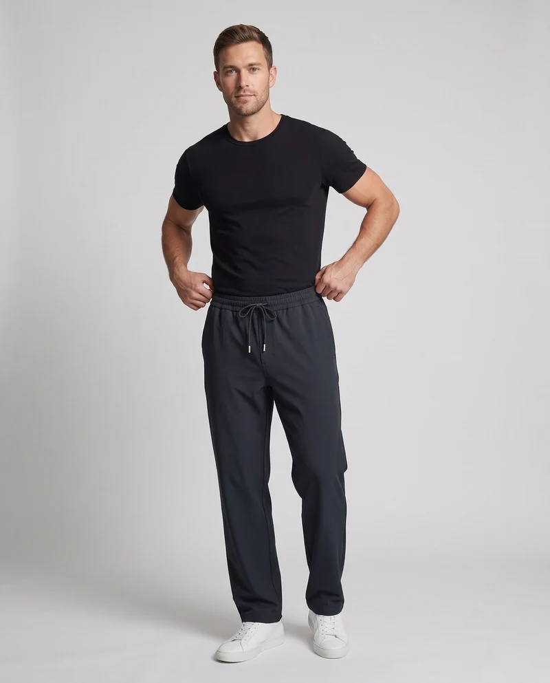 Herren Weite Performance-Freizeithose aus schnelltrocknendem Funktionsmaterial mit Tunnelzug Nord Taschen