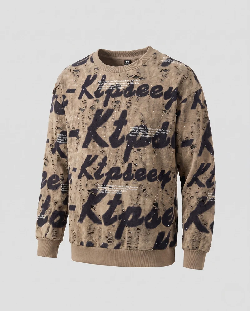 Damen stylisches Sweatshirt Nord Taschen