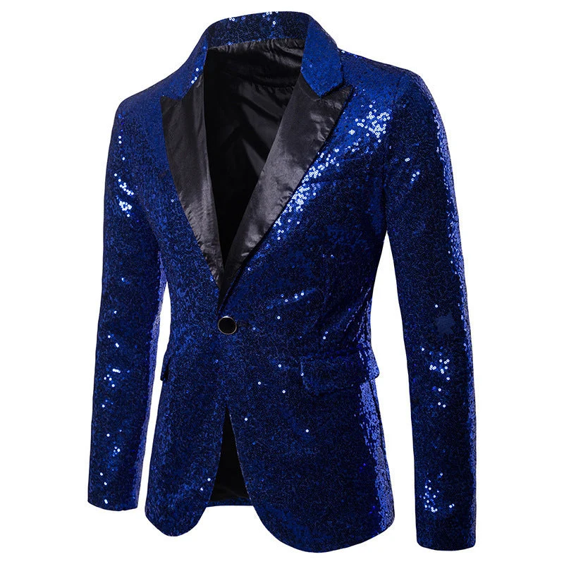 Herren Pailletten Formal Blazer Arvani