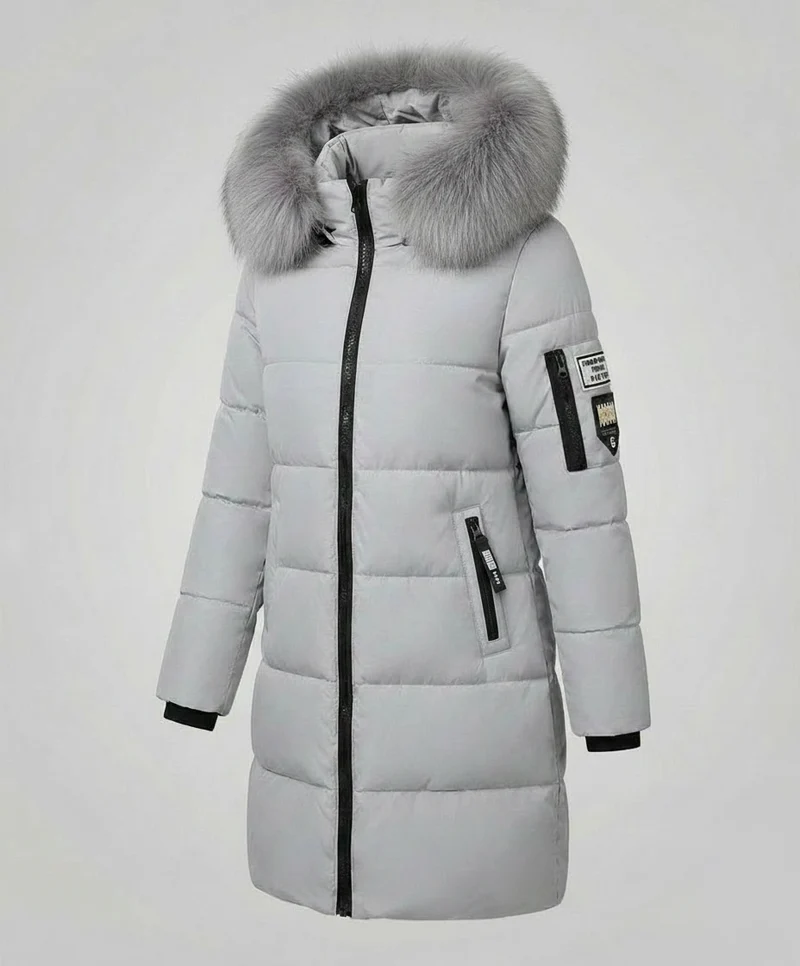 Winddichter Damen Puffermantel Warm