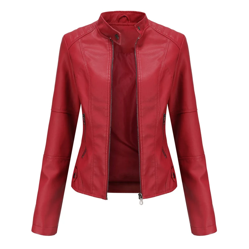 Zeitlose Lederjacke für Frauen