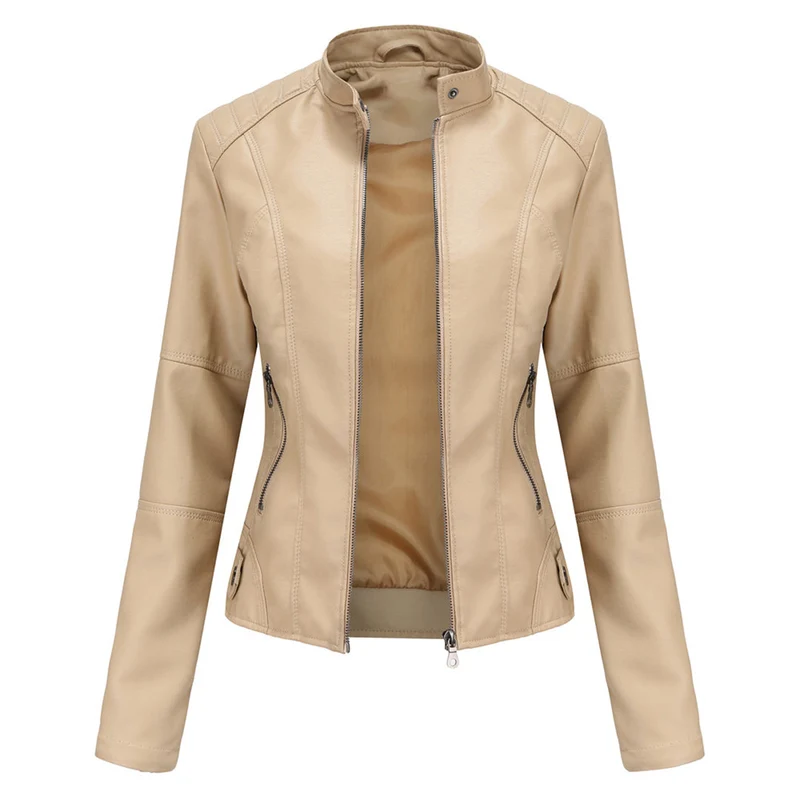 Zeitlose Lederjacke für Frauen
