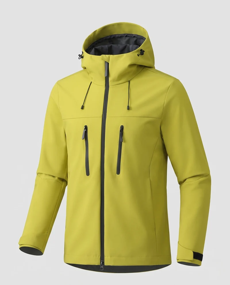 Herren Multifunktionale Outdoor-Jacke mit Kapuze Nord Taschen