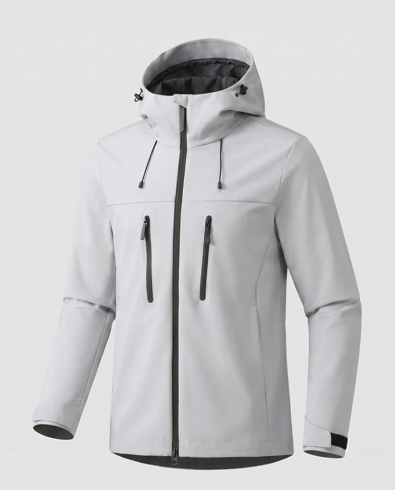 Herren Multifunktionale Outdoor-Jacke mit Kapuze Nord Taschen