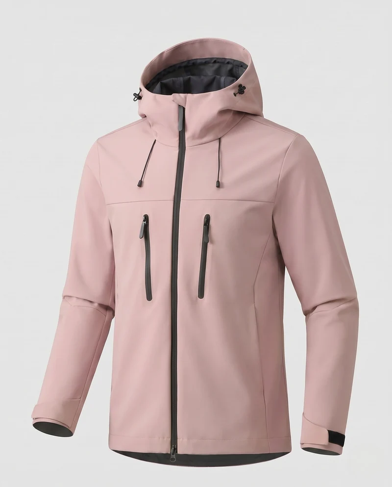 Herren Multifunktionale Outdoor-Jacke mit Kapuze Nord Taschen
