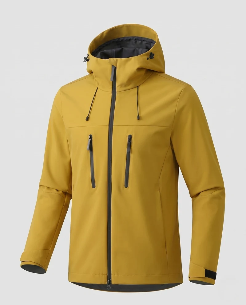 Herren Multifunktionale Outdoor-Jacke mit Kapuze Nord Taschen