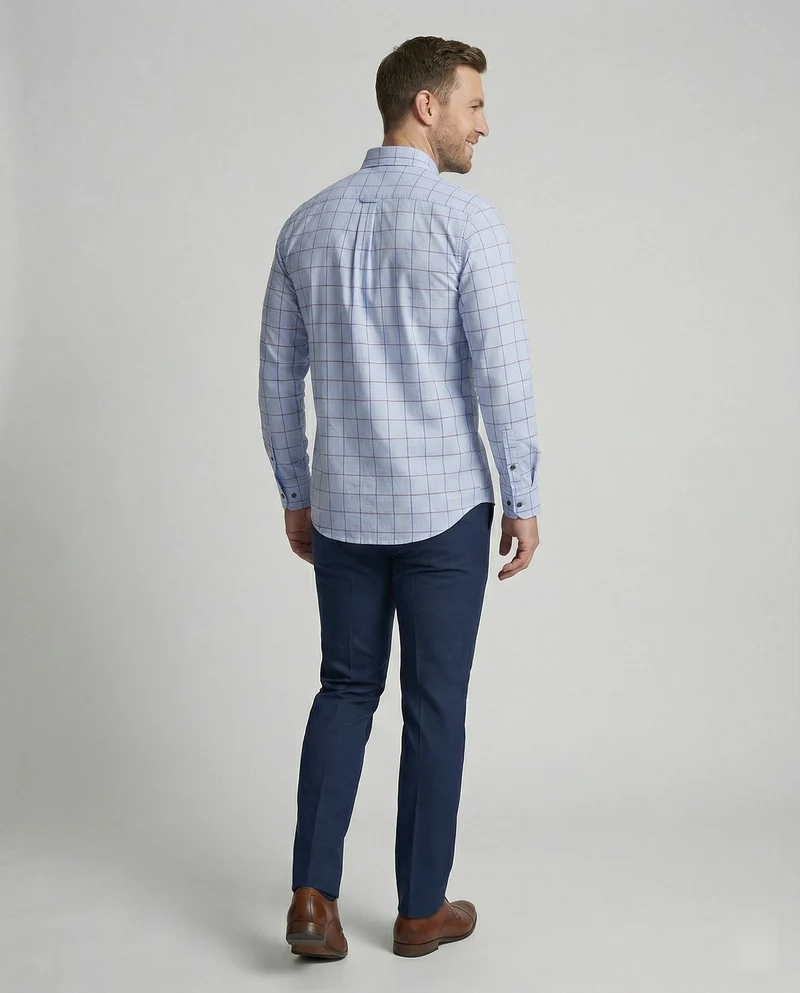 Herren Businesshemd Slim Kentkragen