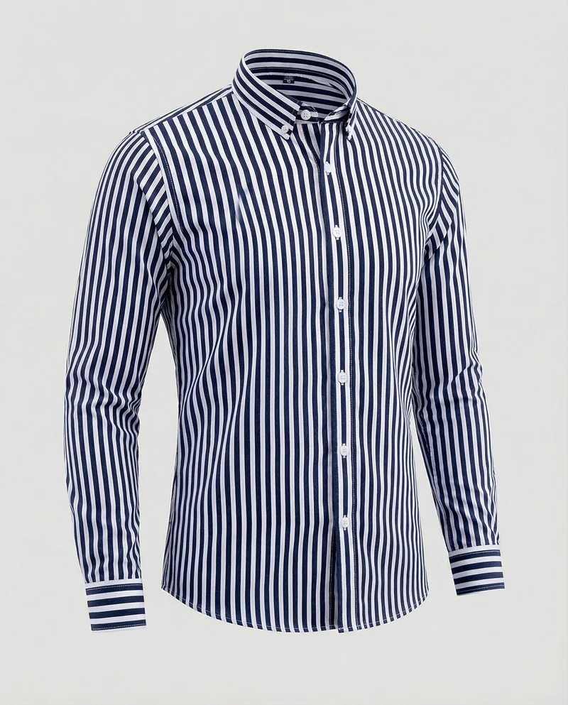 Herren Businesshemd Slim Kentkragen
