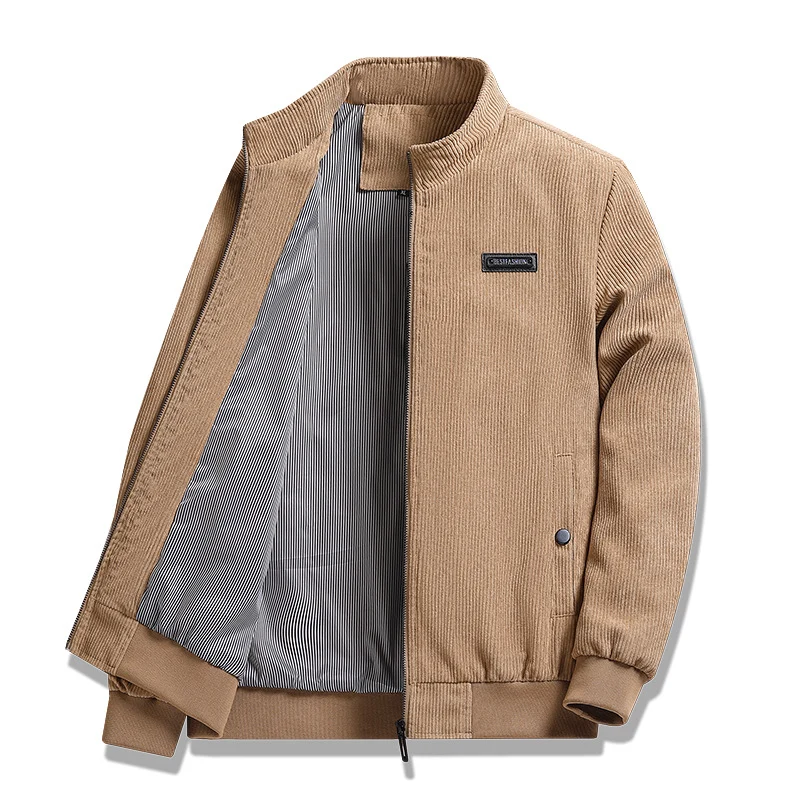 Herren Cordjacke mit Stehkragen Nord Taschen