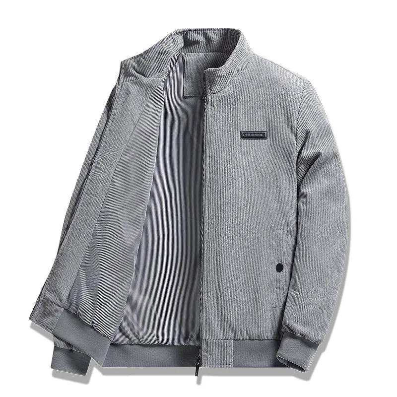 Herren Cordjacke mit Stehkragen Nord Taschen