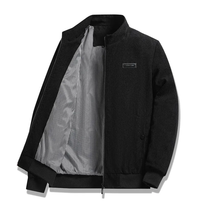 Herren Cordjacke mit Stehkragen Nord Taschen