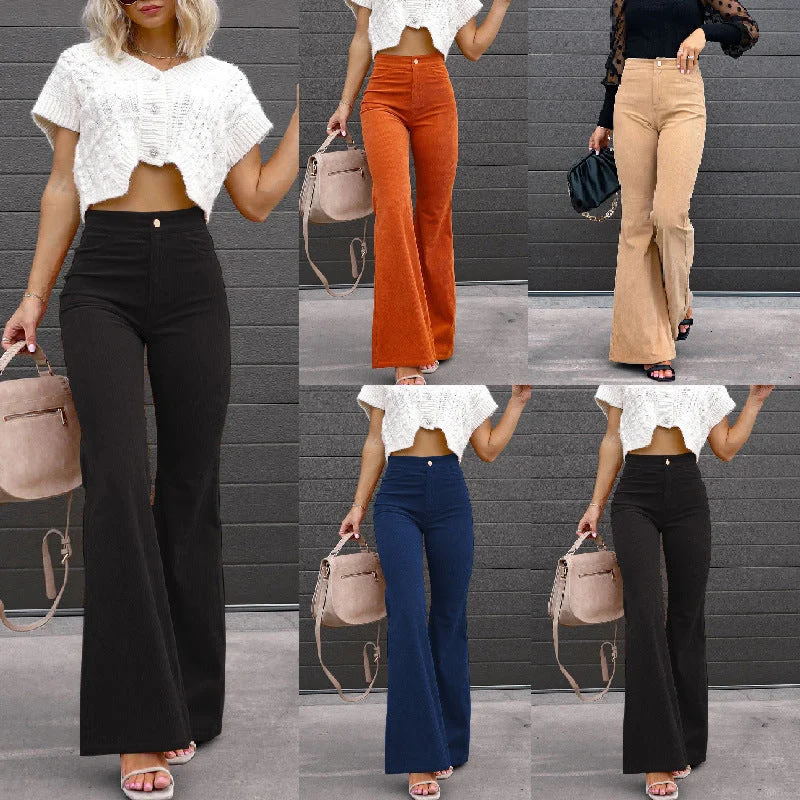 Damen Flared Jeans mit hohem Bund und tailliertem Schnitt