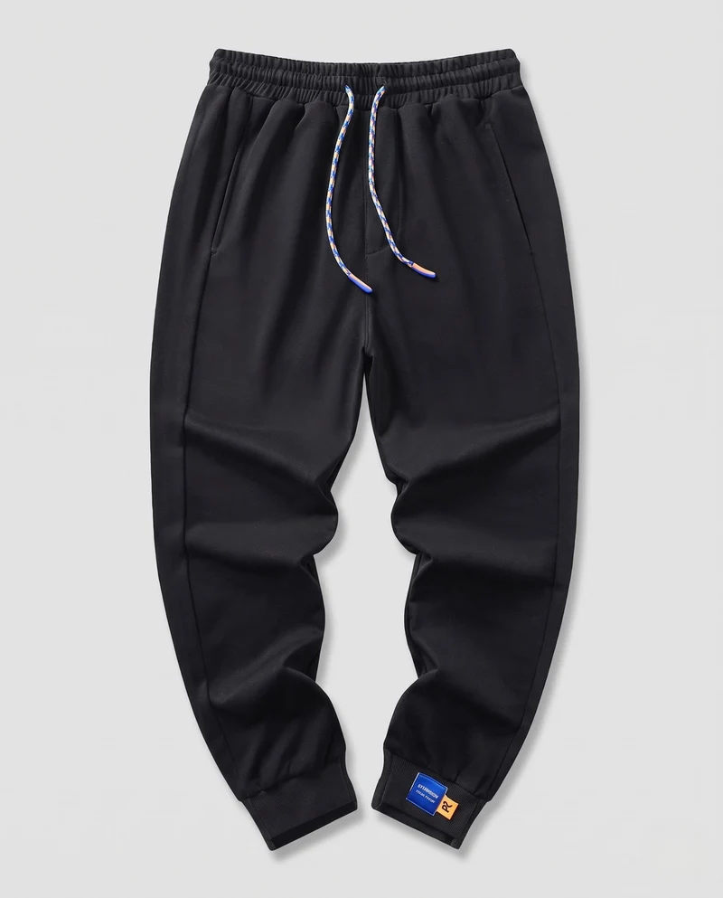 Herren Tapered Jogginghose mit elastischem Bund, Kordelzug und Rippbündchen Nord Taschen