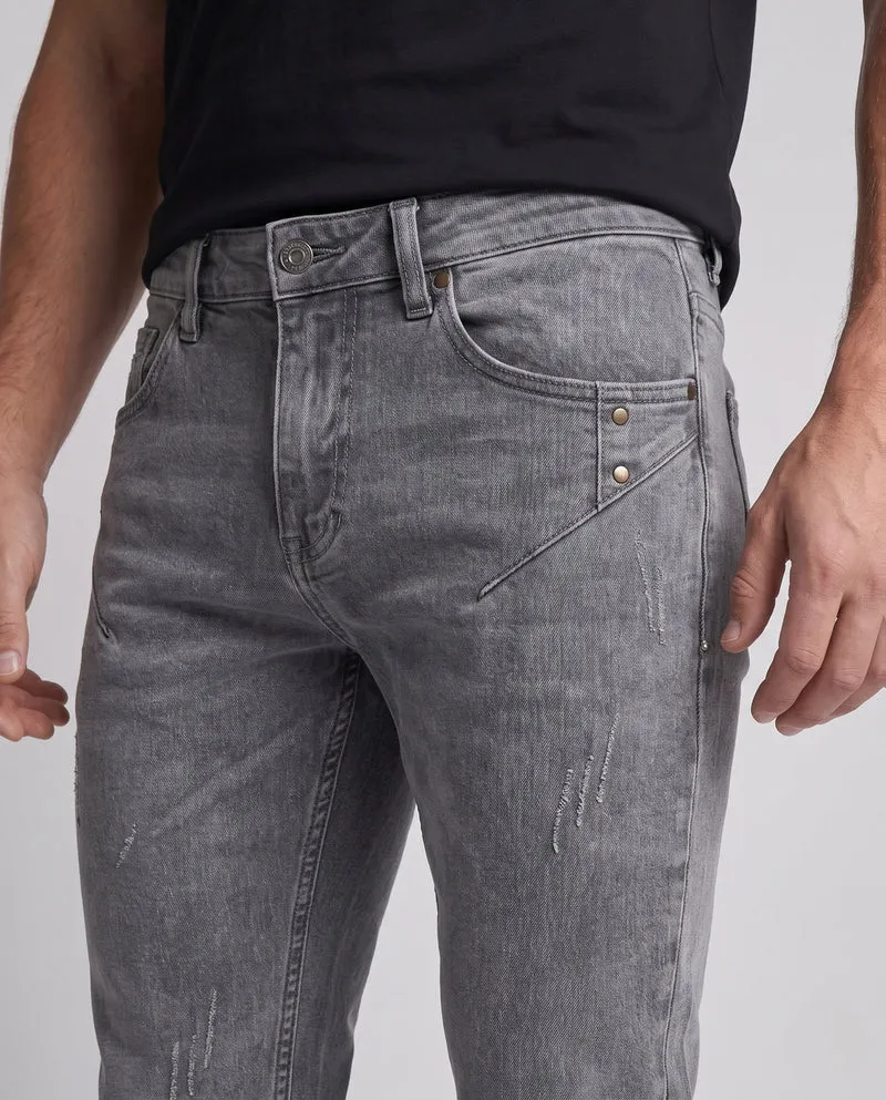 Herren Tapered-Jeans im Used‑Look mit dezenter Distressed‑Optik Nord Taschen