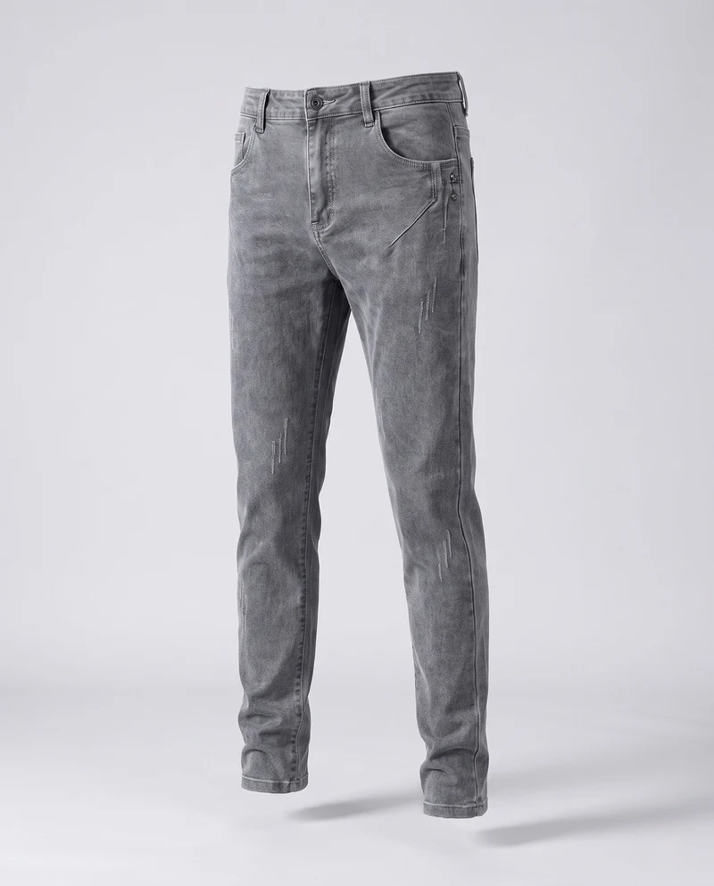 Herren Tapered-Jeans im Used‑Look mit dezenter Distressed‑Optik Nord Taschen