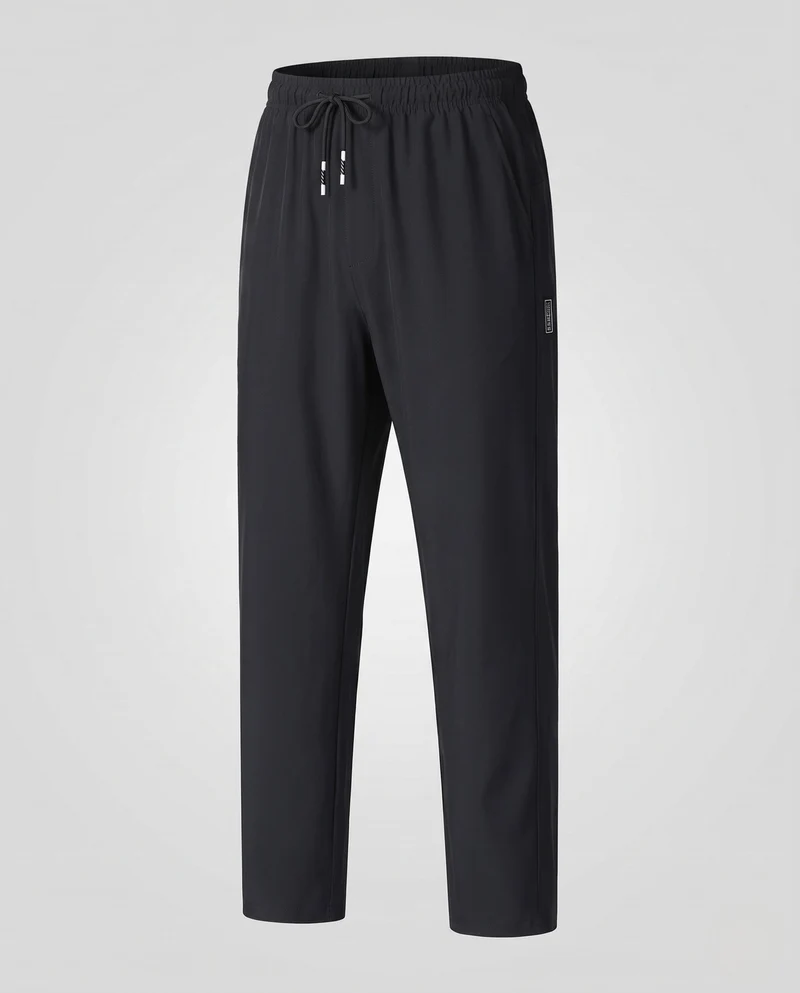 Herren Tapered-Jogginghose aus atmungsaktivem Funktionsstoff mit elastischem Bund und Kordelzug Nord Taschen