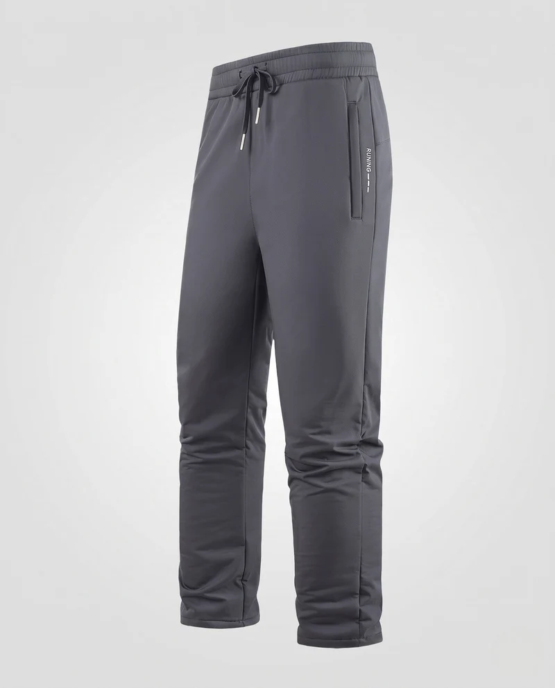 Herren Tapered Funktions-Jogginghose mit Tunnelzug, Reißverschlusstaschen und Knöchelreißverschluss Nord Taschen