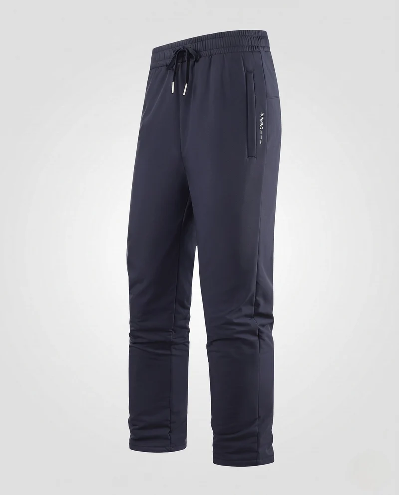 Herren Tapered Funktions-Jogginghose mit Tunnelzug, Reißverschlusstaschen und Knöchelreißverschluss Nord Taschen