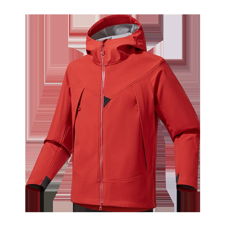 Herren Leichte Softshell‑Hoodiejacke mit winddichter atmungsaktiver Membran und ergonomischem Schnitt Nord Taschen