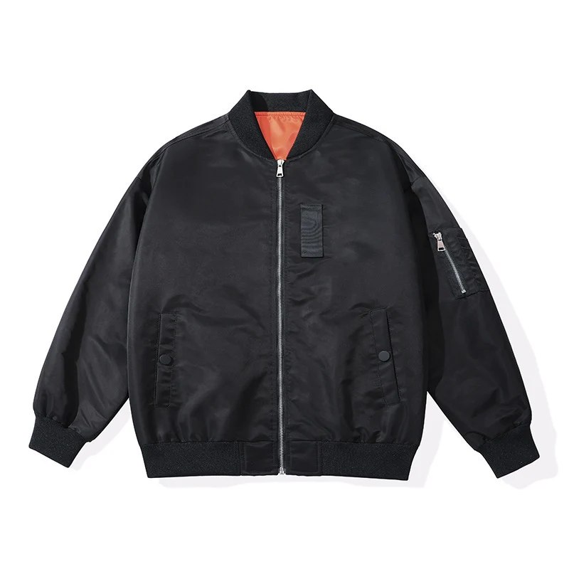 Herren Leichte Flieger-Bomberjacke mit wasserabweisender Shell und Kontrastfutter Nord Taschen