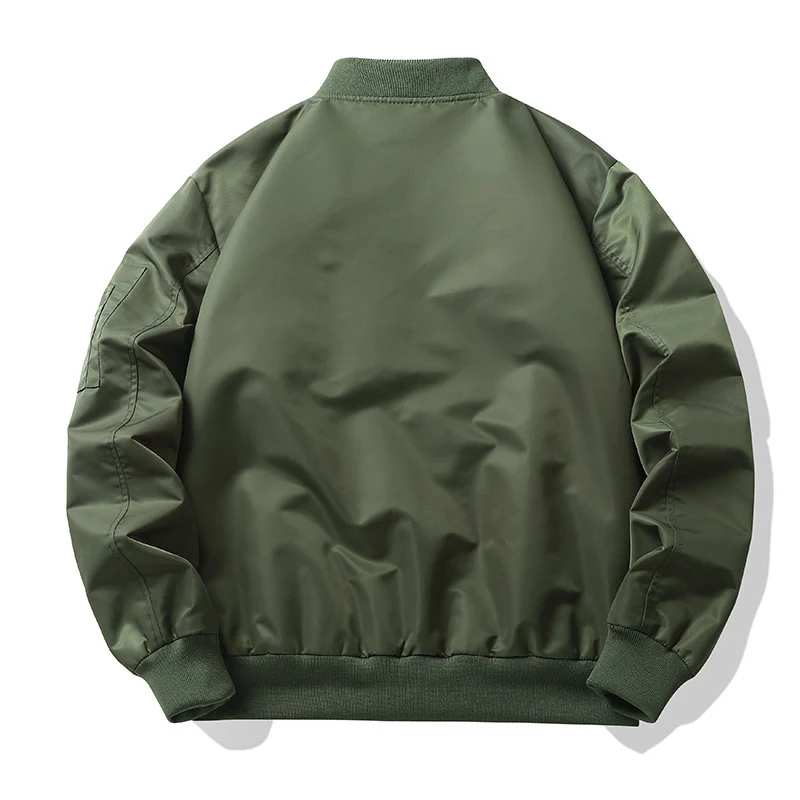 Herren Leichte Flieger-Bomberjacke mit wasserabweisender Shell und Kontrastfutter Nord Taschen