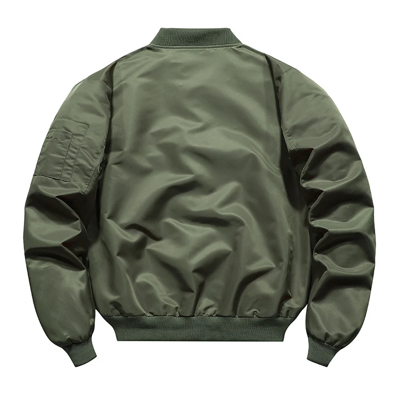 Herren Leichte Flieger-Bomberjacke mit wasserabweisender Shell und Kontrastfutter Nord Taschen